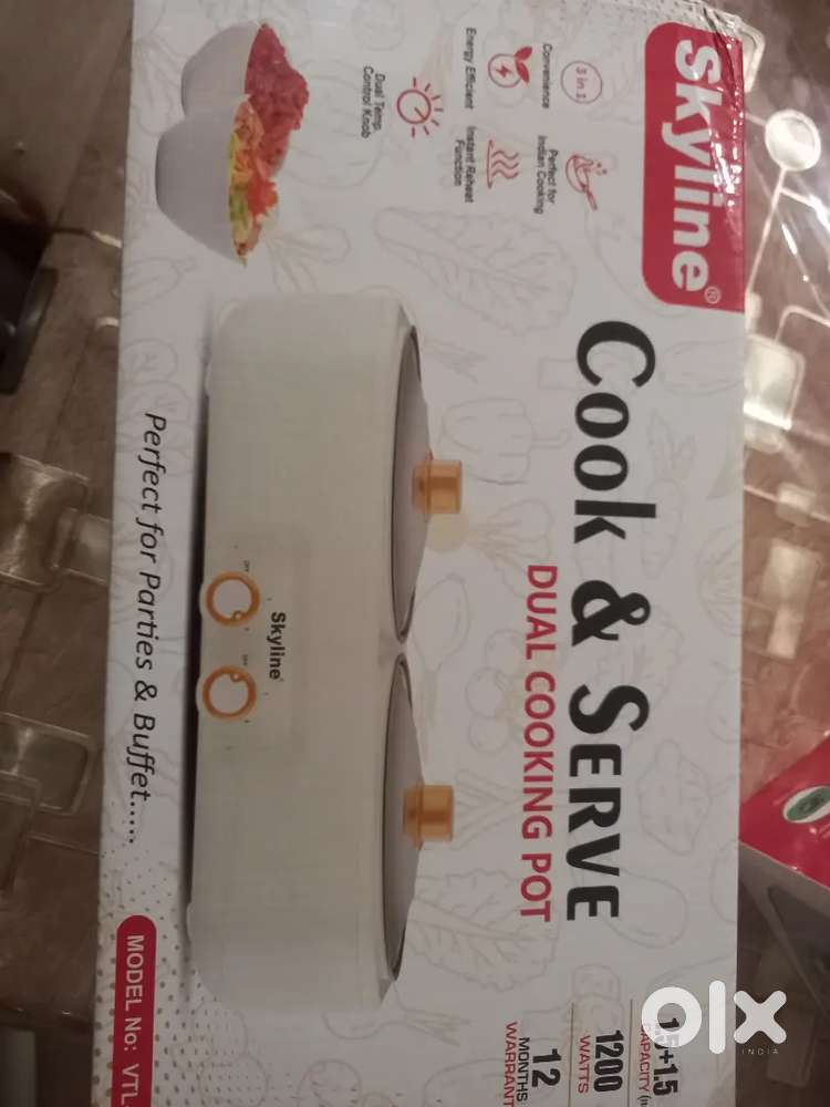 Skyline COOK AND SERVE and CELLO QUICK POP BREAD TOASTER