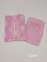 Women cotton collection kurta pant set