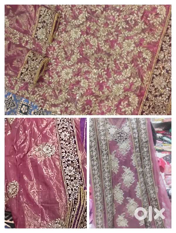 A beautiful bridal khada dupatta and sharara combo set it is very new