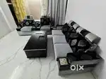 A well maintained 5 seater extra wide sofa set in Rs. 22000 only!