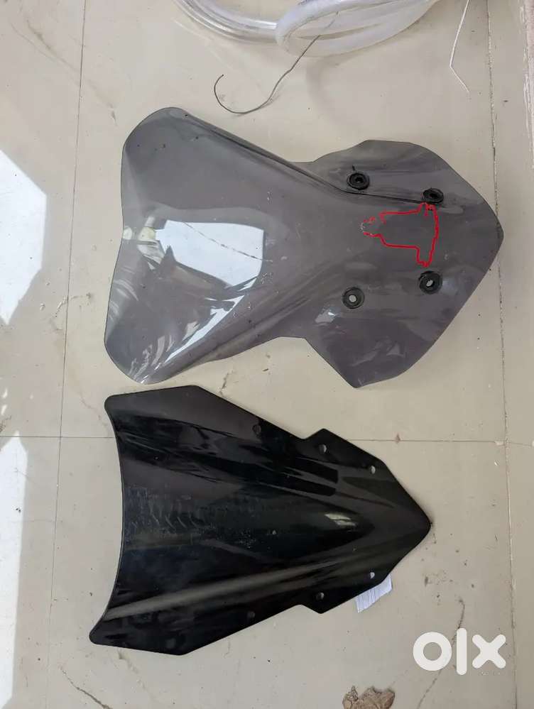 Wind shield for bike