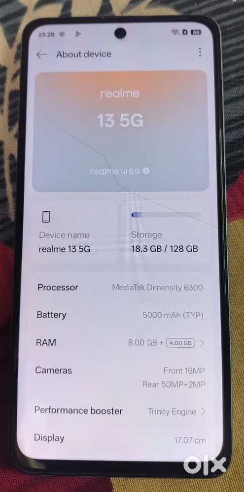 Realme 13 5g 8gb ram 128 gb rom