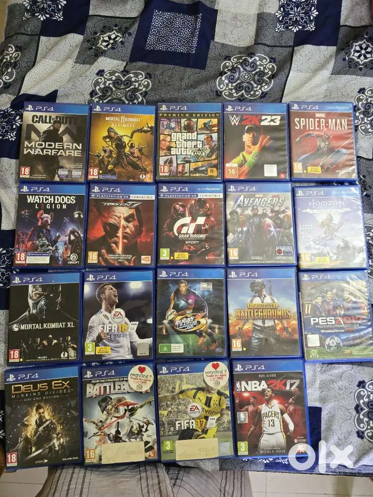PS4  games good condition