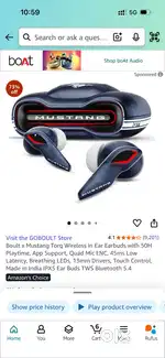 Branded earphones