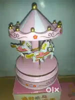 New boxPink carousel Gift ( Rotating and musical)