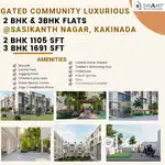 Gated community luxurious flats with modern amenities kakinada
