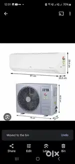 SUMMER OFFER IFB 1.5 TON 3 STAR INVERTER AC WITH COMPLETE WARRANTY