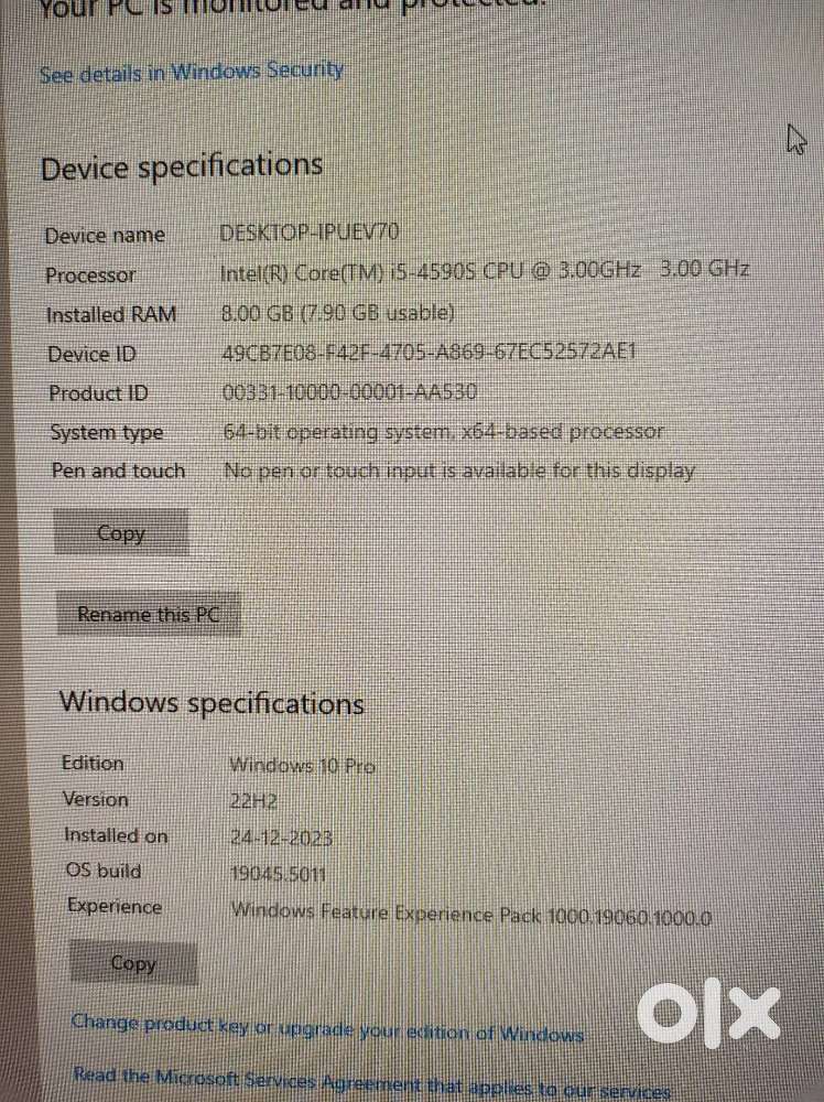 CPU i5, 8GB Ram+SSD+HDD