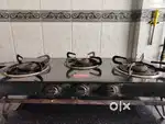 3 burner gas stove