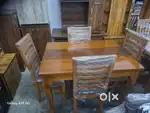 New 4 seater wooden daining table in wholesale price. Cod available