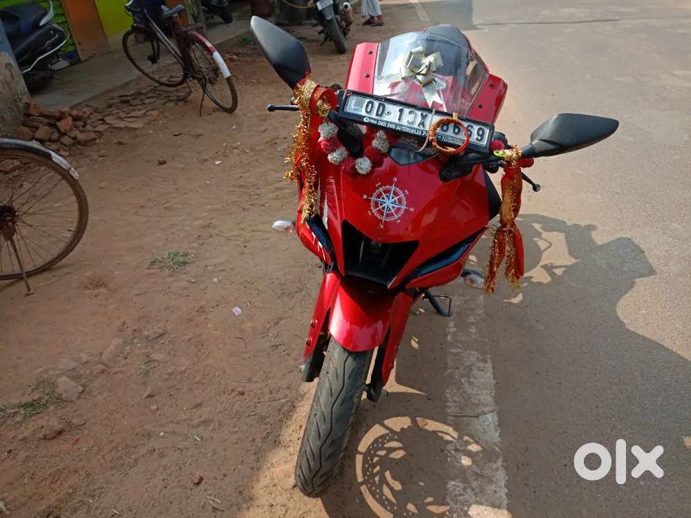 Red colour R15 Bike
