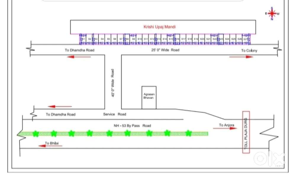DURG PRIME LOCATION COMMERCIAL RESIDENTIAL PLOT