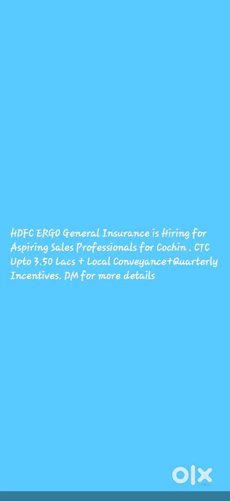 HDFC ERGO GENERAL INSURANCE COMPANY LIMITED COCHIN