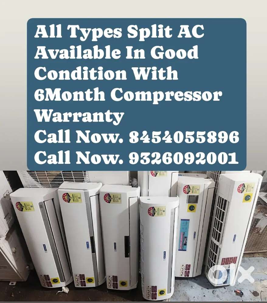 All Types Split AC Available In Good Condition With Fitting Delivery