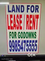 Commercial land for lease for showroom and restaurant purpose