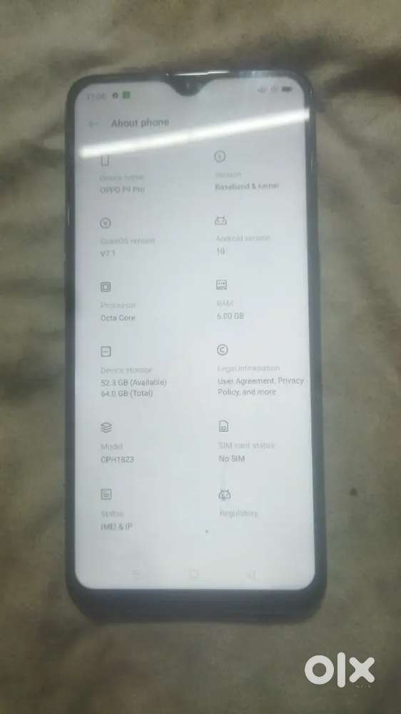 Oppo f9 pro 6gb ram 64gb