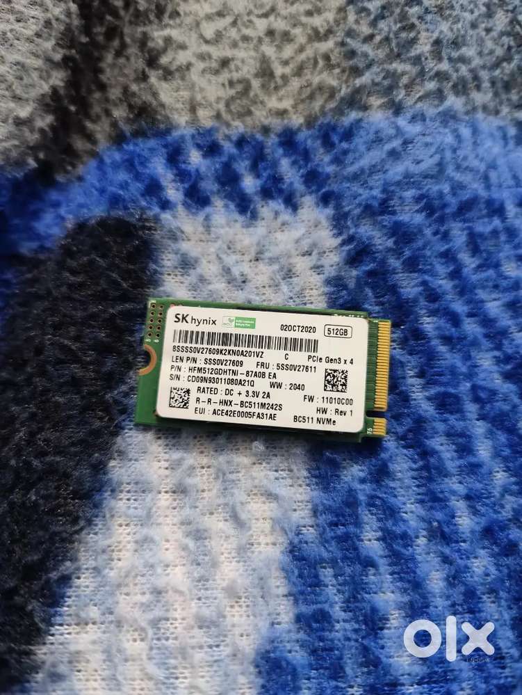 Skhynix 500 Gb NVME SSD Unused in