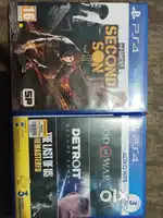 Ps4 games God of war, second son,human become deteroid