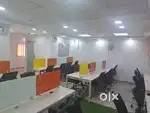 2 Cabin's with Workstation's fully furnished office space for rent