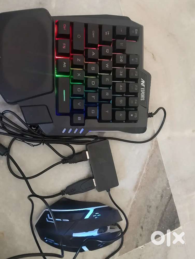 ONE HAND GAMING KEYBOARD AND MOUSE