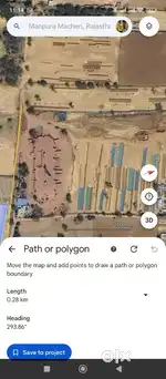 national highway no 08 se 300 mtr ki duri per 4 bigha jamin hai