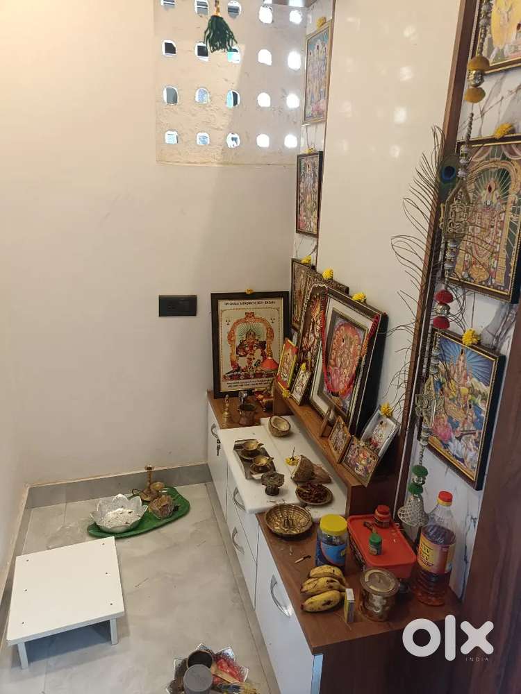 3 BHK flat for rent with brand new cupboard and interior work