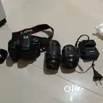 DSLR camera with lence