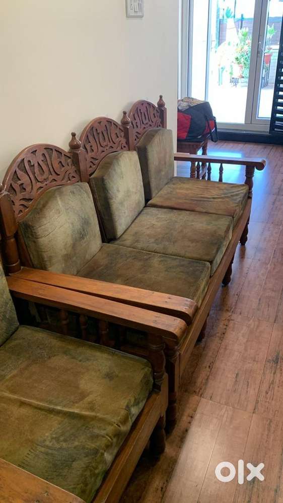 Sheesham wood 5 seater sofa