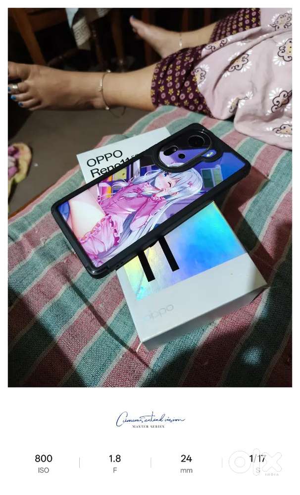 Oppo reno 11 5g 8gb ram 256gb rom 11 months old with bill box charger