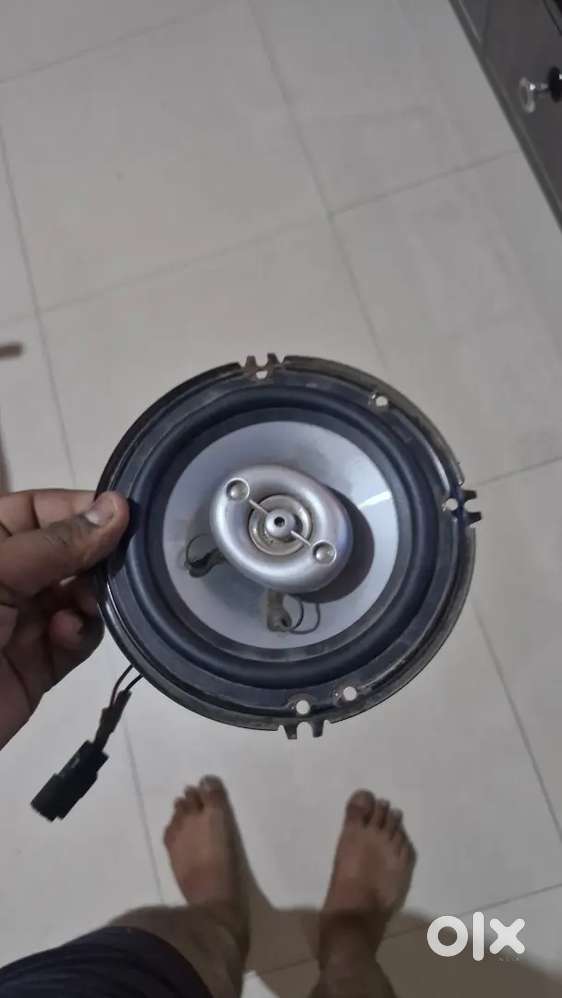 Company fitted speakers and car or auto stereo