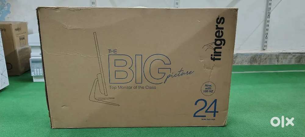 Brand new sealed packed 24 inch IPS monitor fingers brandwith GST bill