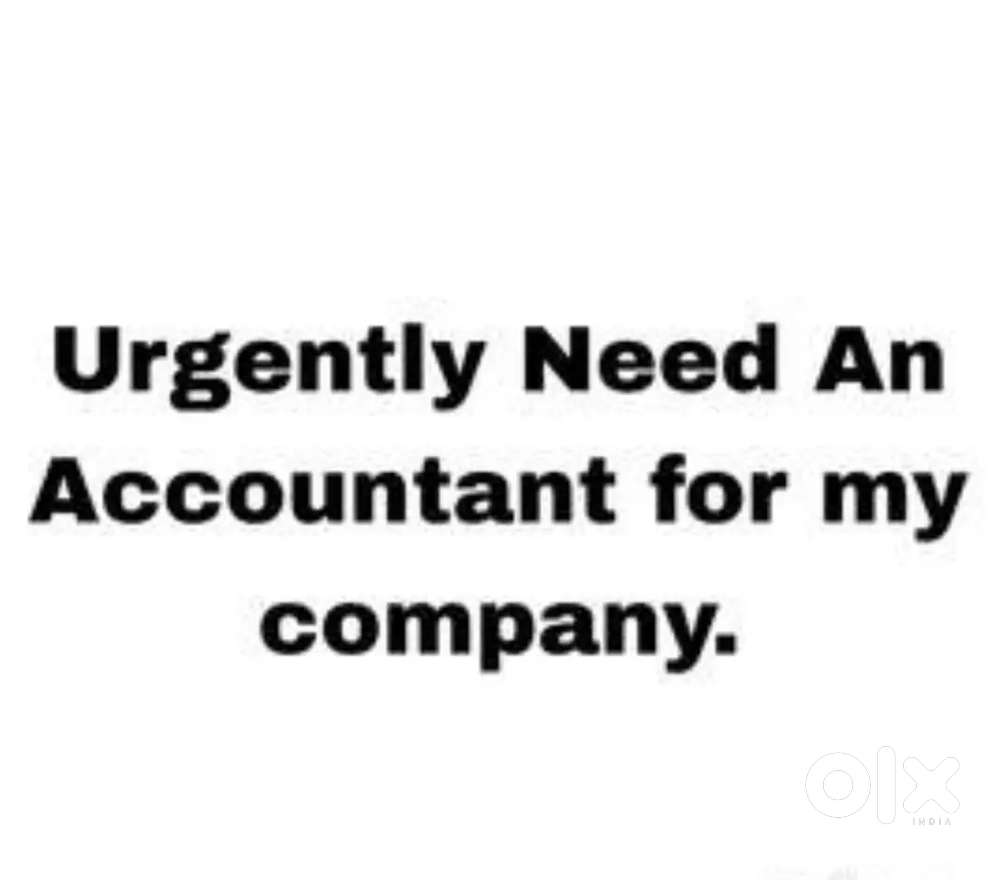 Tally Accountant Required Urgently!