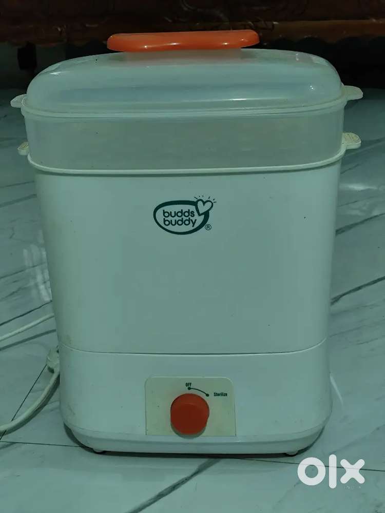 New budds buddy 3in1 sterlizer baby bottle electric
