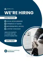 WE ARE HIRING