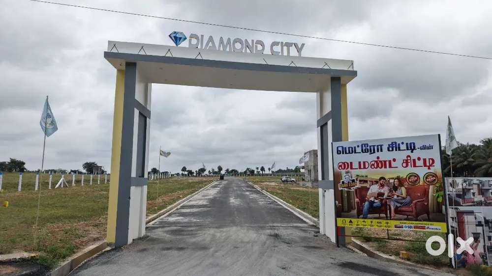 DTCP Approved plots sale in Othakaalmandapam near karpagam eng College