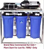 Brand New Commercial RO Water Plant/ Filter Start For Just Rs 7,999/-
