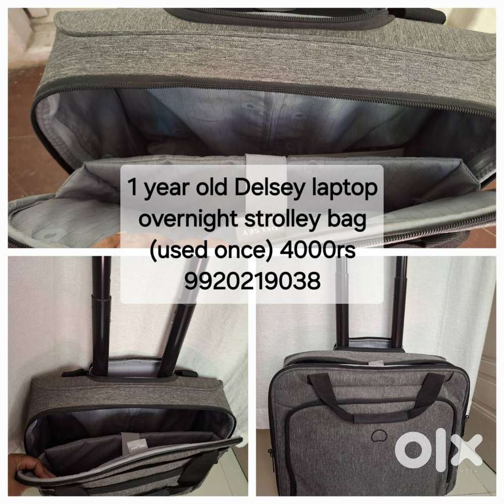 Delsey original laptop strolley bag in grey