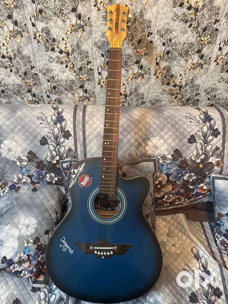 Challenger guitar blue colour