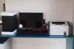 Intel i5brand computer setup &HP Laserjet 1020 plusPrinter– Unused