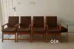 4 Sagwan chairs & 1 Table in Shalimar Extension