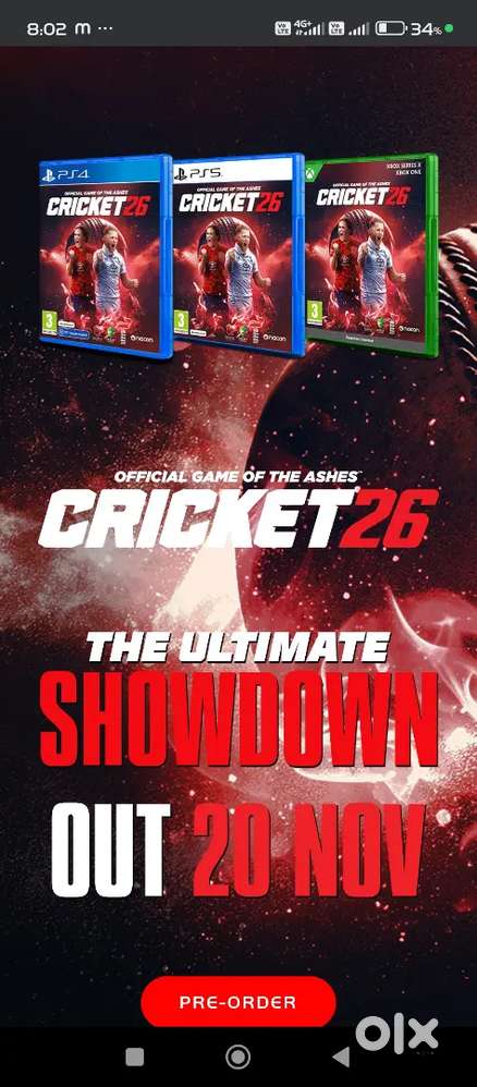 Cricket 26 game for 200 rs only