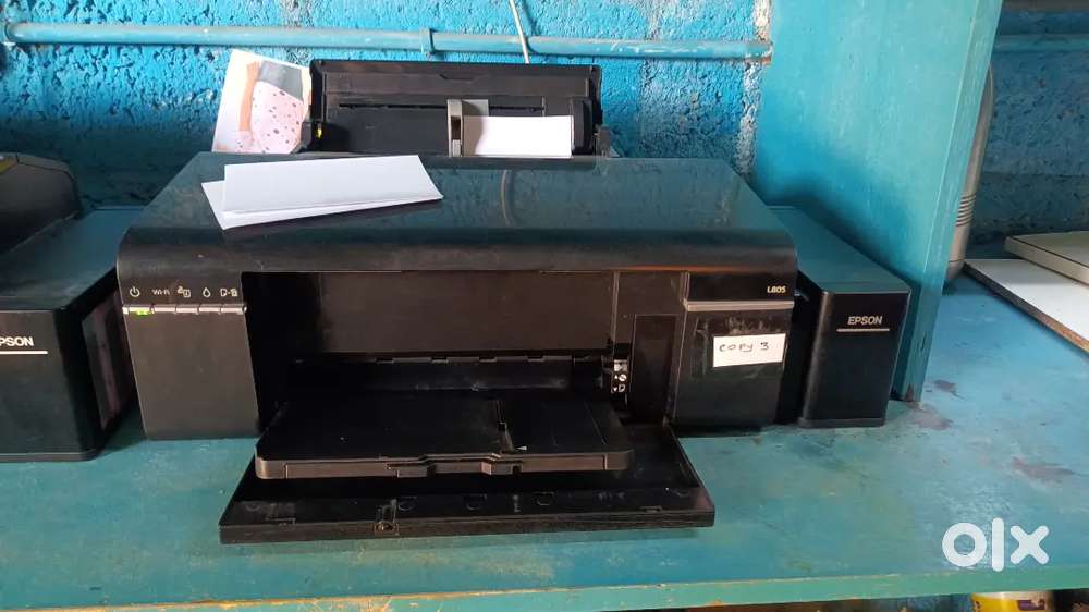 EPSON L 805 PRINTER AND HP ALL IN ONE DESKTOP