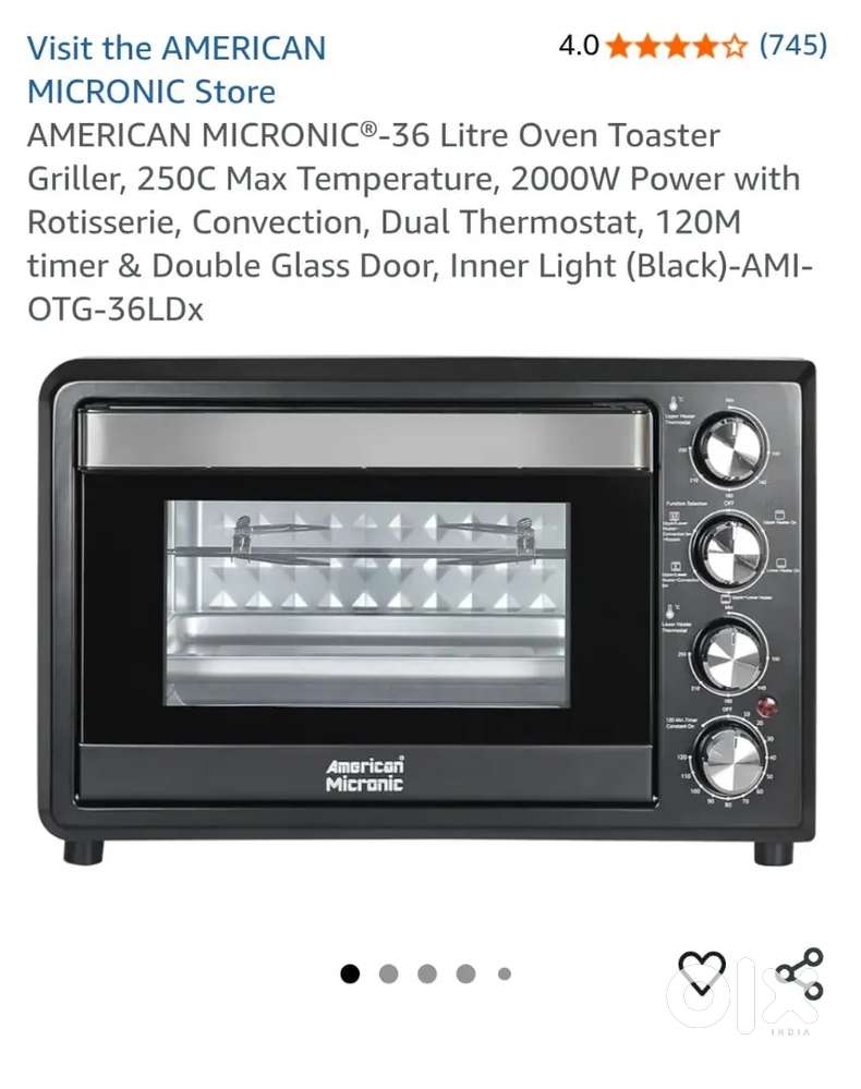 American Micronic 36litr Oven