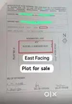 Full lrs paid Open Plot with compound wall plot for sale
