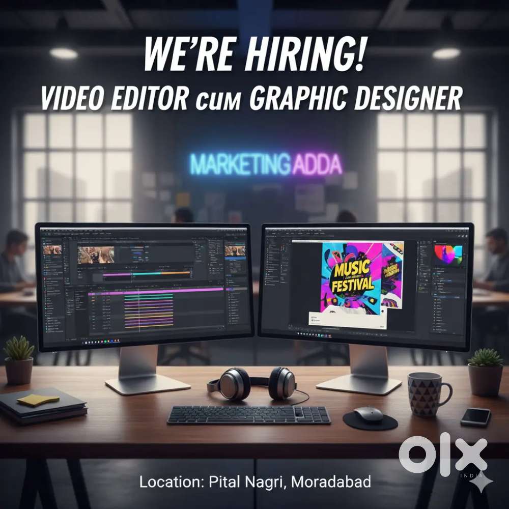 We're Hiring Video Editor & Graphic Designer