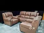 5 SEATER BITTING MODEL SOFA SET IN REXIN AVAILABLE AT ZAM ZAM FURNITUR