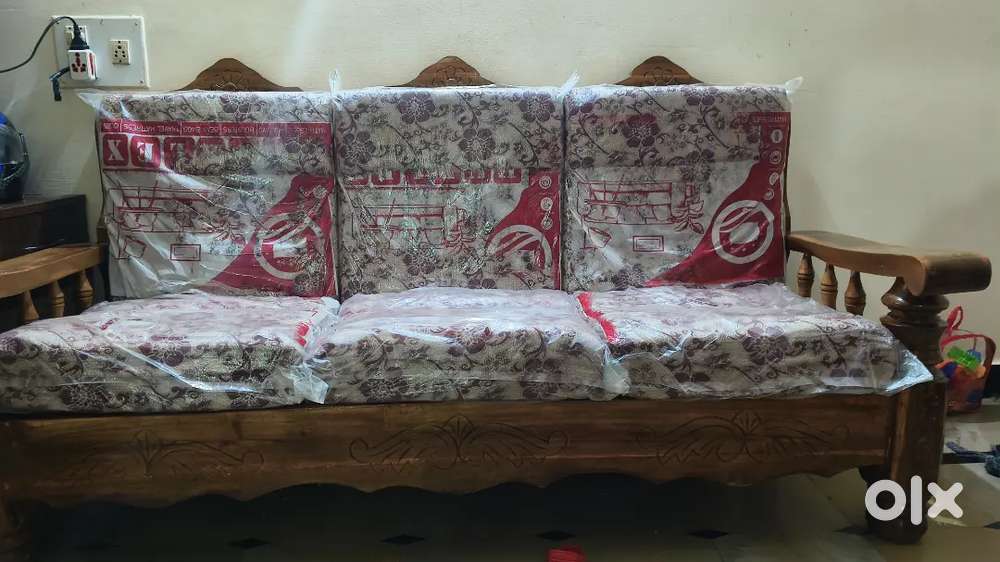 Wooden sofa