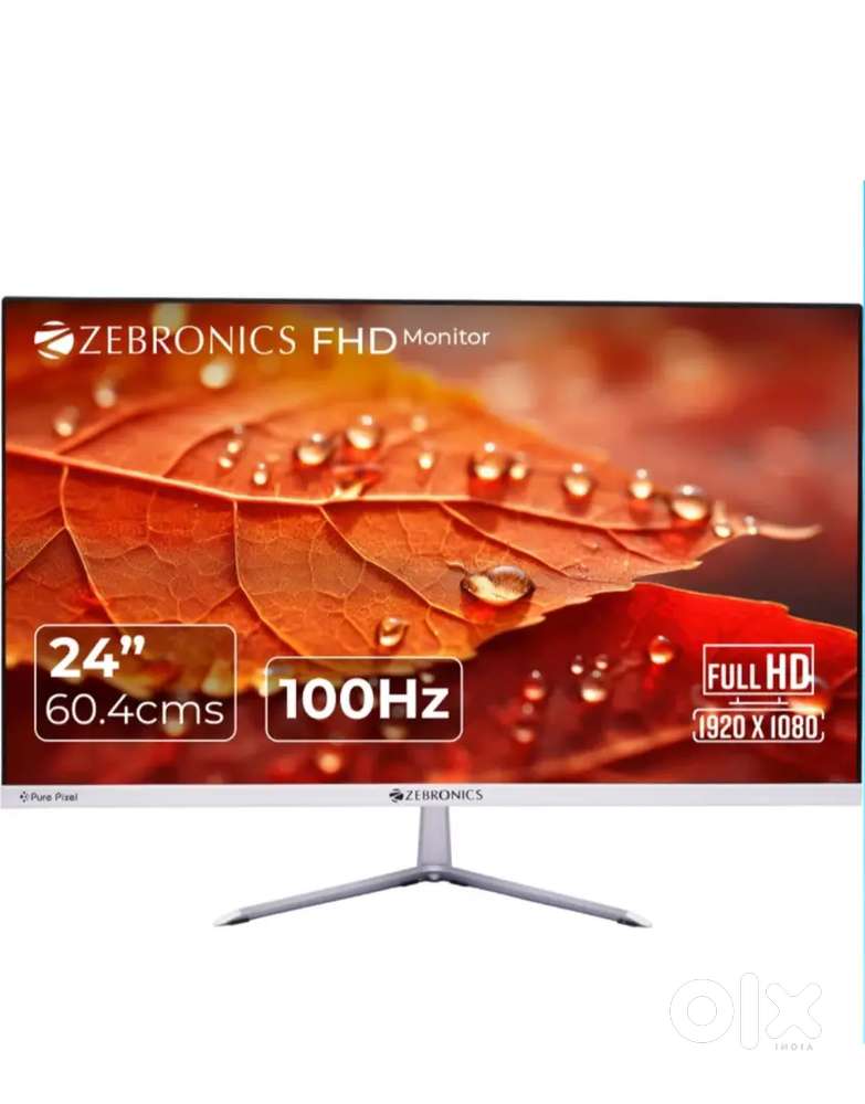 Zebronics 24 inch monitor(no use) 100% condition with new box