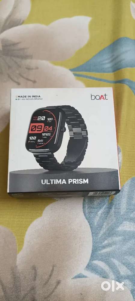 Boat smart black steel watch box piece