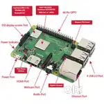Raspberry pi 3b+  new condition with case heatsink